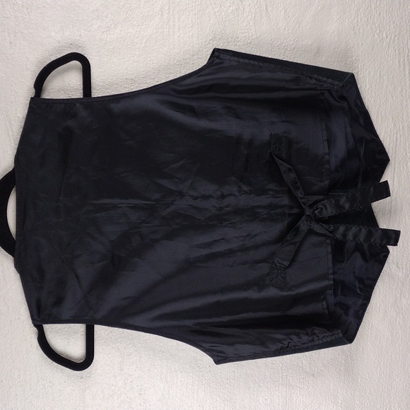 Looney Tunes Vintage 90's Tasmanian Devil Black Suede Leather Snap Front Vest - Picture 8 of 11